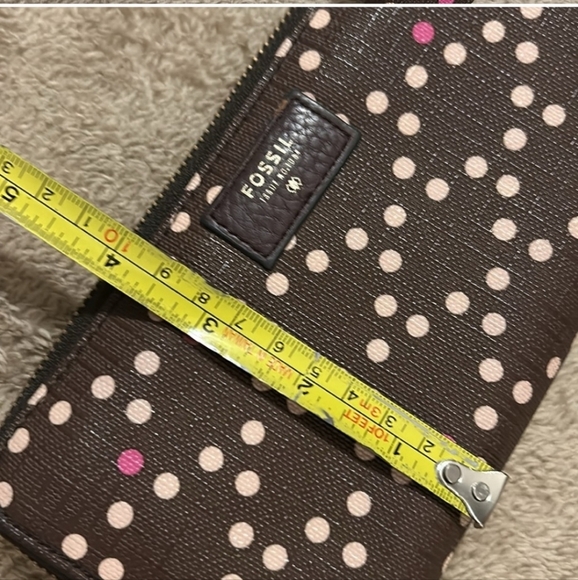 Fossil Brown Polka Dot Wallet - Picture 5 of 10
